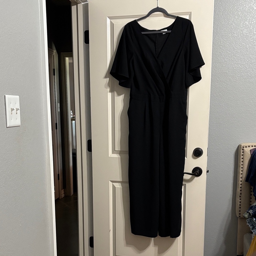 LOFT Classic Black Jumpsuit